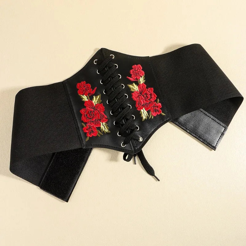 Faux Leather Fashion Corset
