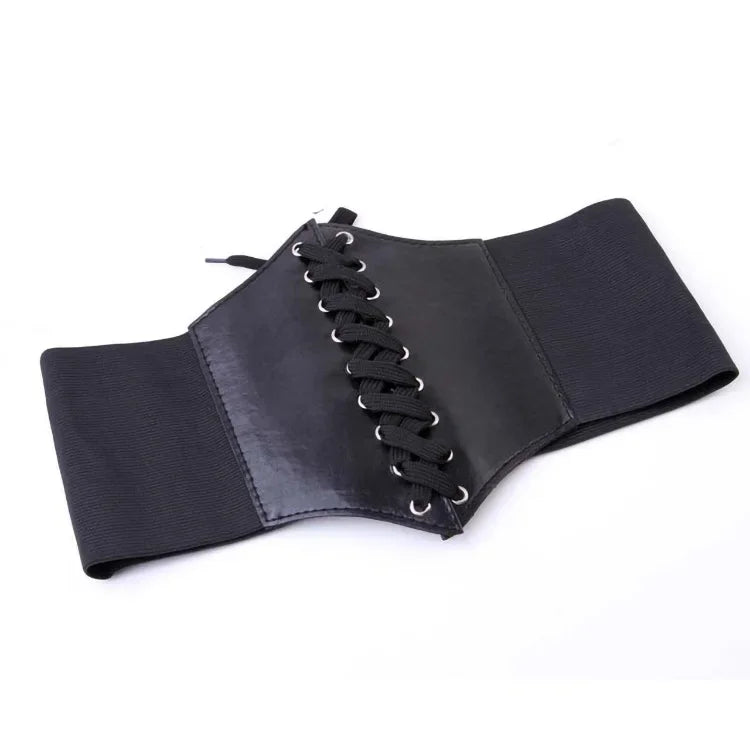 Faux Leather Fashion Corset