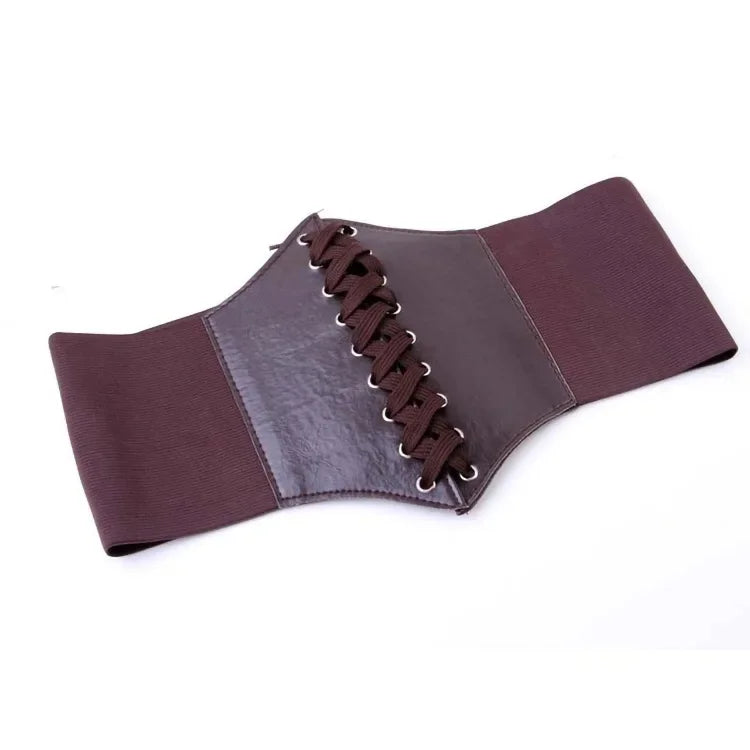 Faux Leather Fashion Corset