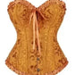 Sexy Jacquard Lace Up Corset