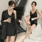 Blush Dot Kimono Wedding Sleepwear Set