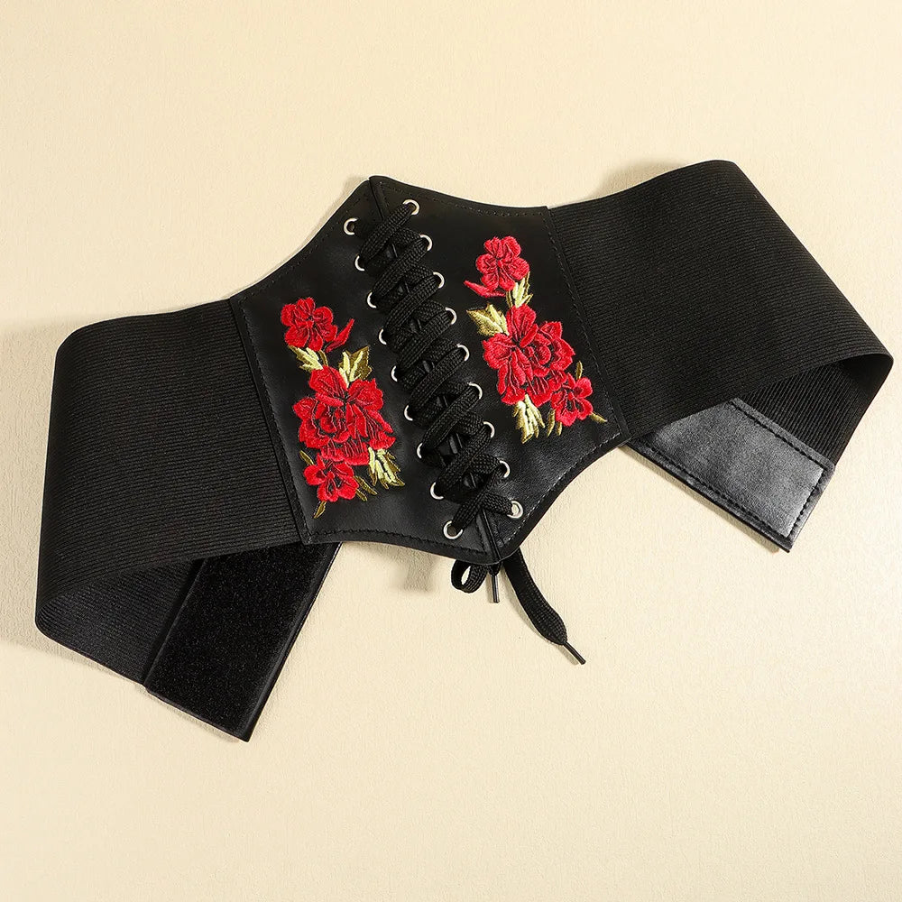 Faux Leather Fashion Corset
