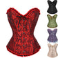 Plus Size Push Up Faux Leather Corset